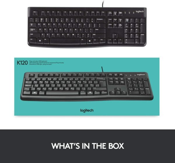 Logitech K120 USB Keyboard - Image 4