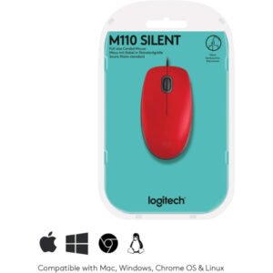 Logitech M110 Silent Wired Mouse